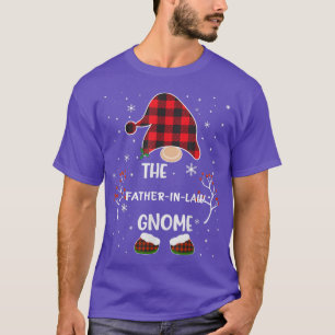Röd buffalo-skena som matchar FATHERINLAW Gnome C T Shirt