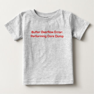 Röd buffertspill t shirt