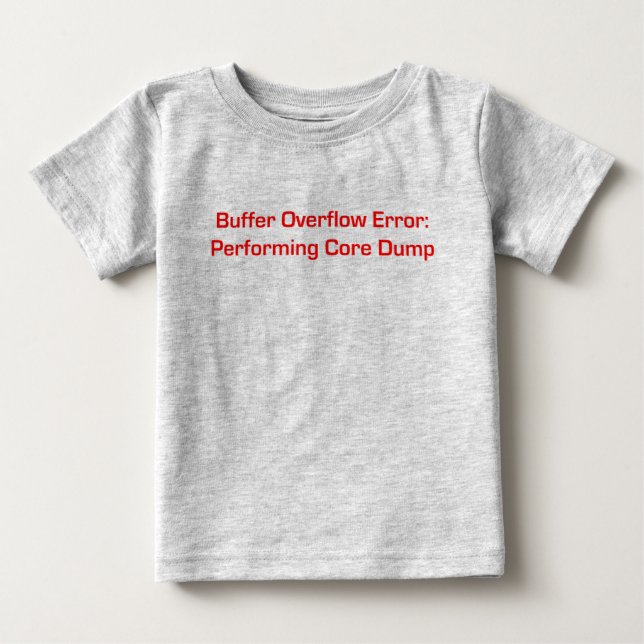 Röd buffertspill t shirt (Framsida)
