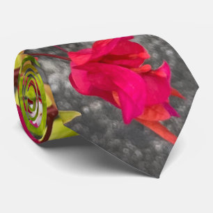 röd bugainvillea eller papper blomma, rödtropisk slips