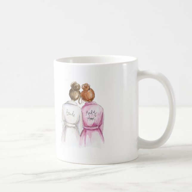 Röd bulle MOH för TOM tillbaka brud för Kaffemugg (Höger)