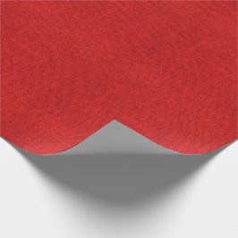 Röd Burlapstruktur Presentpapper