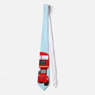 Röd buss slips