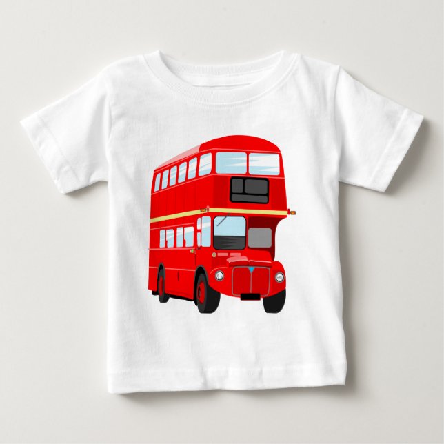 Röd buss t-shirt (Framsida)