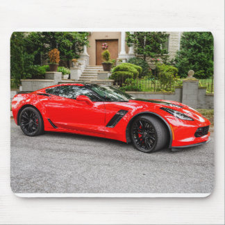 Röd C7 Chevrolet Corvette Musmatta