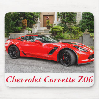 Röd C7 Chevrolet Corvette Musmatta