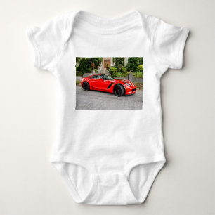 Röd C7 Chevrolet Corvette Tee Shirt