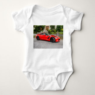 Röd C7 Chevrolet Corvette Tee Shirt