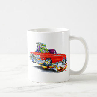Röd cabriolet 1962-63 för Impala Kaffemugg