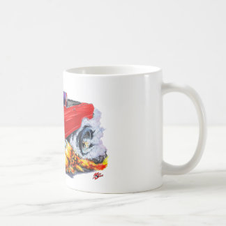 Röd cabriolet 1962-95 för Nova Kaffemugg
