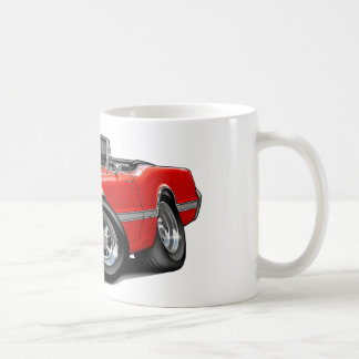 Röd cabriolet 1966 för Olds Cutlass Kaffemugg