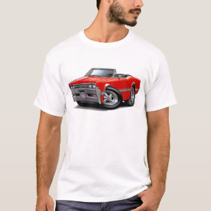 Röd cabriolet 1966 för Olds Cutlass Tee