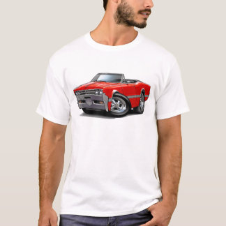 Röd cabriolet 1966 för Olds Cutlass Tee