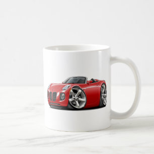 Röd cabriolet för Solstice Kaffemugg