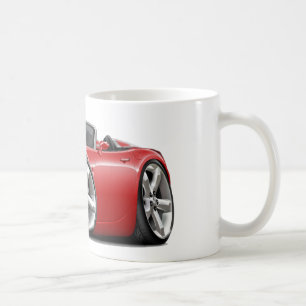 Röd cabriolet för Solstice Kaffemugg