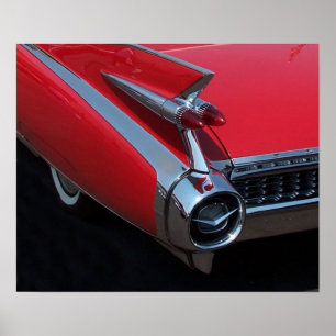 Röd Caddy Poster