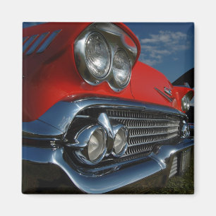 Röd Cadillac magnet