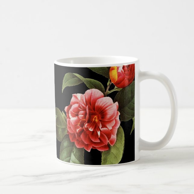 Röd Camellia, 1833 Kaffemugg (Höger)