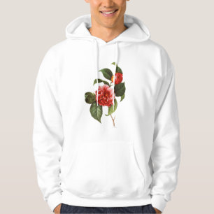 Röd Camellia, 1833 Sweatshirt Med Luva