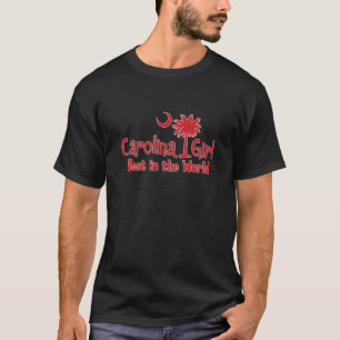 Röd Carolina flicka som är bäst i världen T Shirt