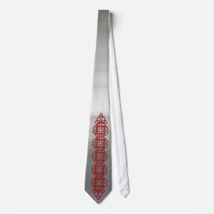 Röd Celtic fnurraTie Slips