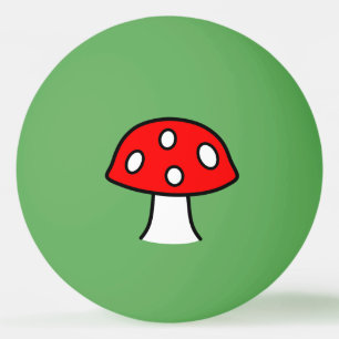 Röd champinjonPingPong boll