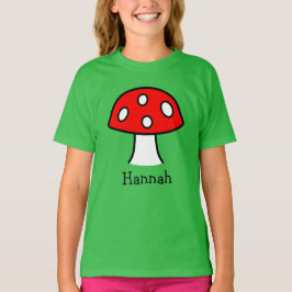 Röd champinjonT-tröja (barnet) Tee