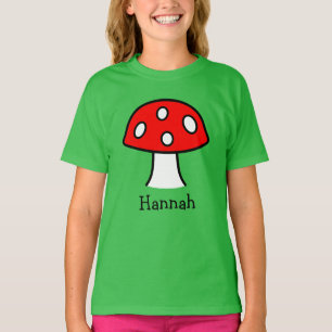 Röd champinjonT-tröja (barnet) Tee