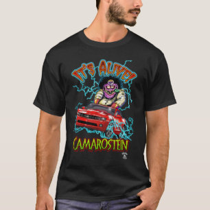 Röd Chevy Camaro RS svart T-tröja T-shirt