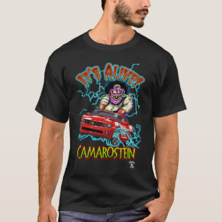 Röd Chevy Camaro RS svart T-tröja T-shirt