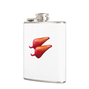 Röd chili Paprika, vit kolv Fickplunta