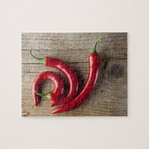 Röd Chilipeppar Pussel