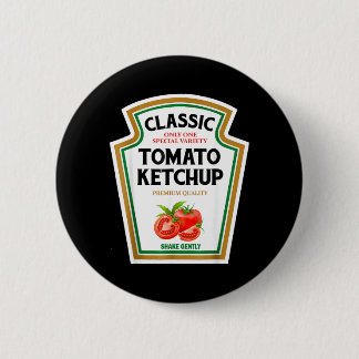 Röd Chup DIY Halloween-kostym Matchande grupp Knapp