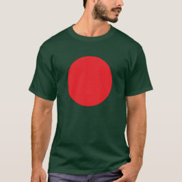 Röd cirkel/Bangladesh - Patriotic Tee T-Shirt