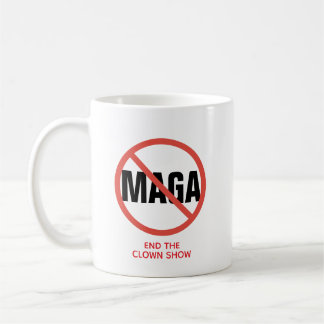 Röd cirkel: ingen signal om politisk åsikt mot MAG Kaffemugg