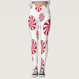 Röd cirkel leggings