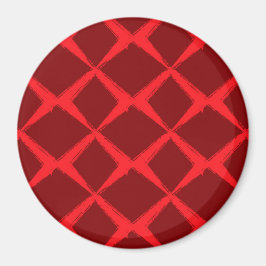 Röd, coola, trendig, stadskörning, x-formpenseldra magnet