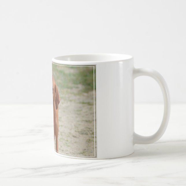 Röd Coonhound Kaffemugg (Höger)