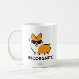 Röd CorgiIncorgnito mugg