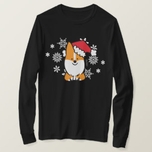 Röd CorgiSanta skjorta Tröja