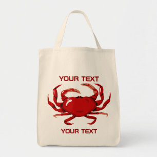 Röd Crab-mall, Livsmedel, verktygslåda Tygkasse