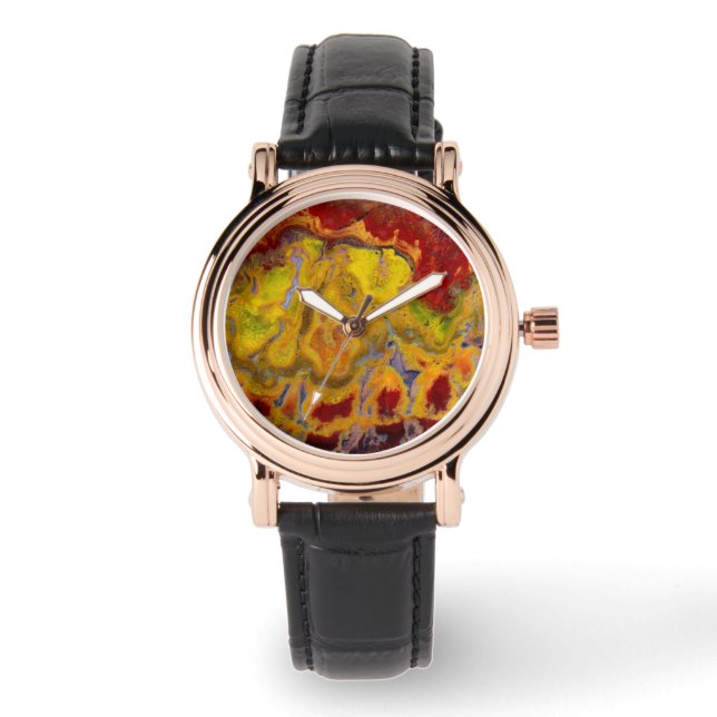 Röd Crayola Jasper Armbandsur (Framsida)