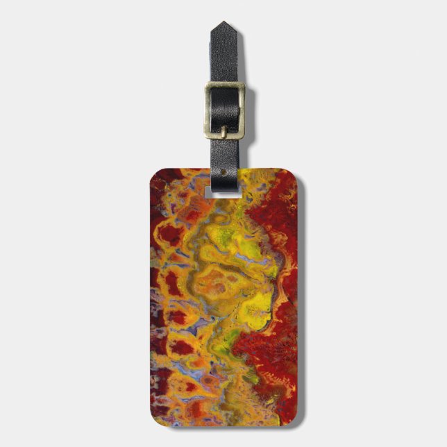 Röd Crayola Jasper Bagagebricka (Vertikal Framsida)