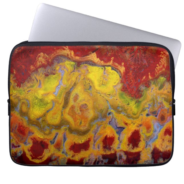 Röd Crayola Jasper Laptop Fodral (Framsidan)