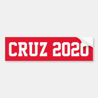 Röd CRUZ 2020 - Bildekal