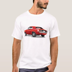 Röd 'Cuda baksida T-shirt