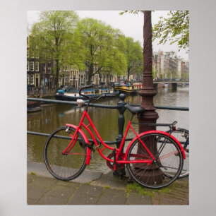 Röd cykel 2 poster