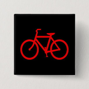 Röd cykel knapp