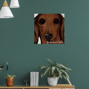 RÖD DACKEL POSTER