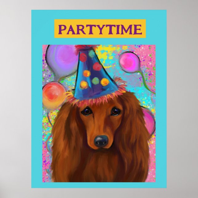 RÖD DACKEL               POSTER (Framsidan)